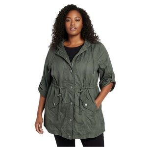 Stylish Torrid Olive Utility Jacket for Women